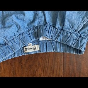 madewell denim cloth shorts